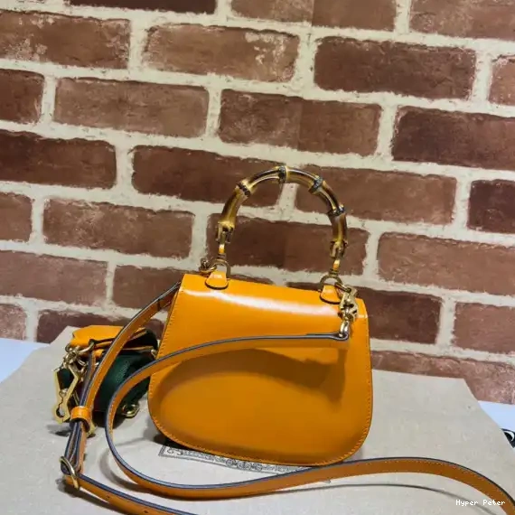 Hyperpeter handle Bamboo GUCCI Mini bag top with 0505
